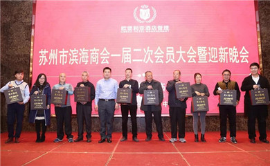 江苏省滨海县委书记钱武华会见绿叶徐建成(4)